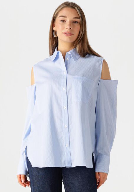 Blauwe CATWALK JUNKIE  OPEN SHOULDER BLOUSE - large