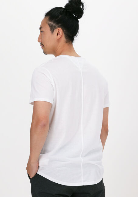 TOMMY JEANS T-shirt TJM SLIM JASPE C NECK en blanc - large