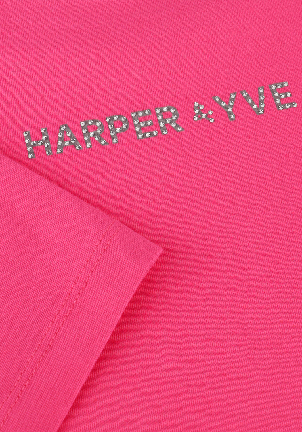 HARPER & YVE T-shirt RHINESTONE-SS en rose - large