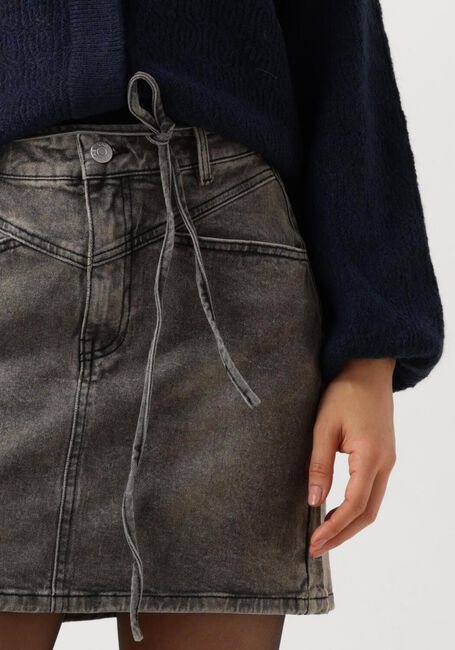 Y.A.S. Mini-jupe YASRINA HW DENIM SKIRT Gris foncé - large