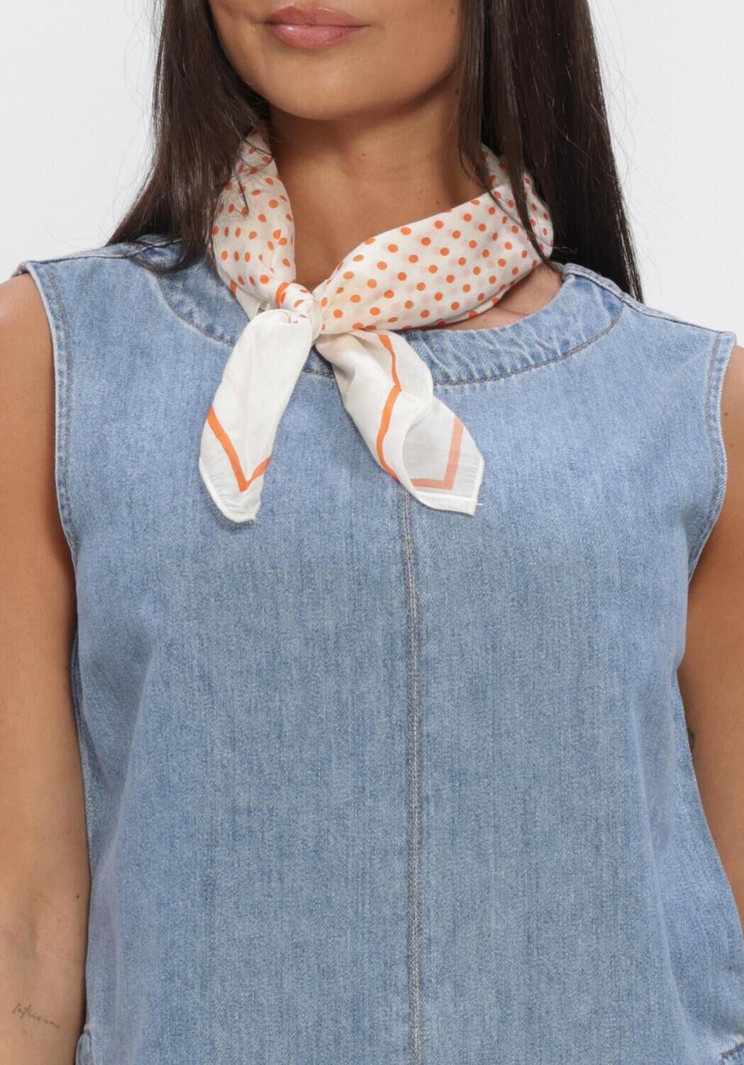 OBJECT Haut OBJROSIE S/L LO DENIM TOP en bleu - large