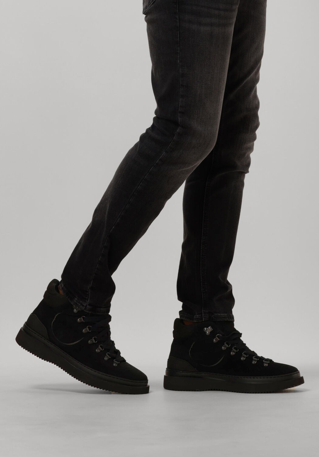 Zwarte NUBIKK Sneakers JONAH AZTEC - large