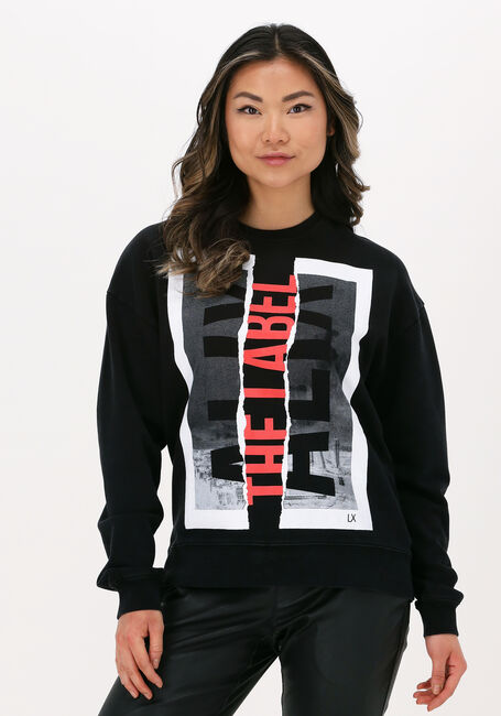 ALIX THE LABEL Chandail LADIES KNITTED ALIX PATCH SWEATER en noir - large