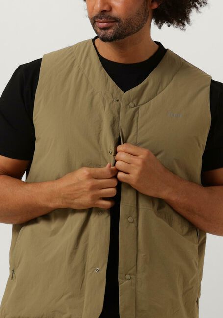 FORÉT Veste sans manches MYST LINER VEST Olive - large