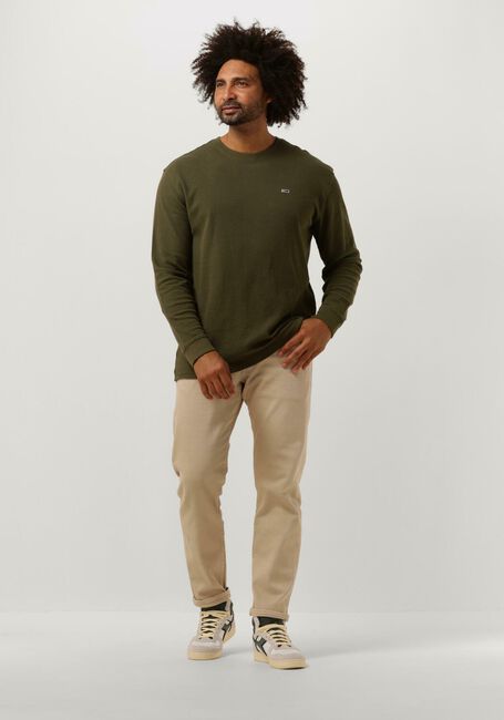 Groene TOMMY JEANS T-shirt TJM CLASSIC WAFFLE TEE - large