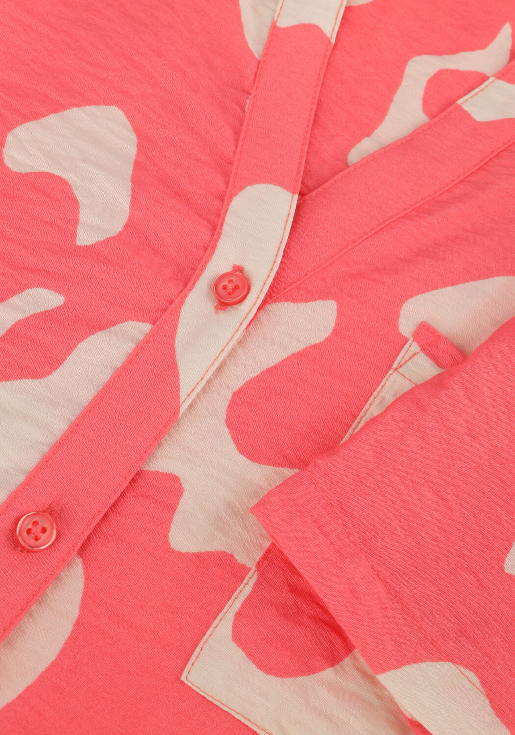 Oranje OBJECT Mini jurk OBJJACIRA S/S SHIRT DRESS NOOS - large