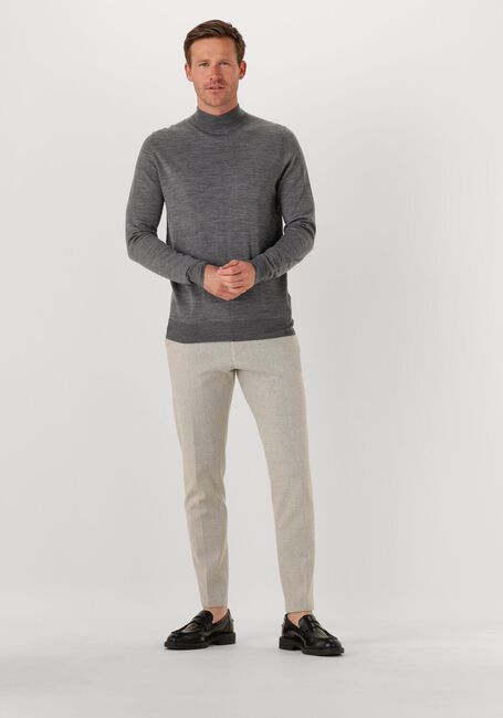 Grijze PROFUOMO Coltrui PULLOVER MOCK NECK MERINO - large