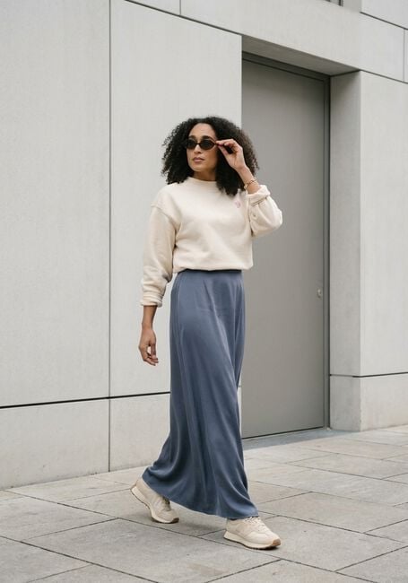 Blauwe ANOTHER LABEL Maxirok ALLIZZI SKIRT - large