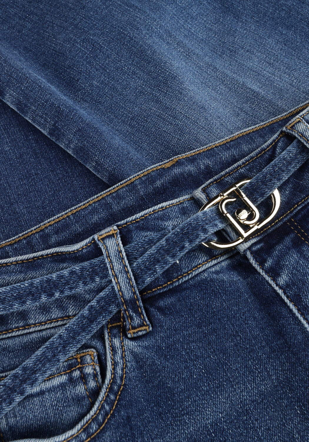 LIU JO Wide jeans BUTTOM UP GOOD FLAIR en bleu - large