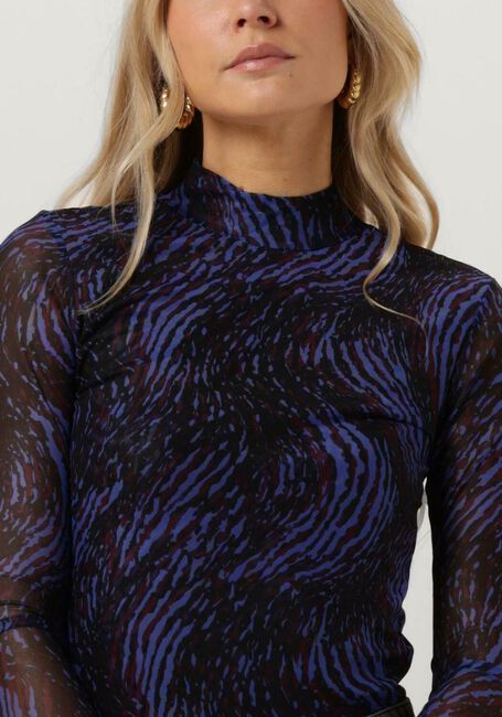FREEBIRD Haut JER-MESH-SPIRAL-PES-23-3 Bleu clair - large