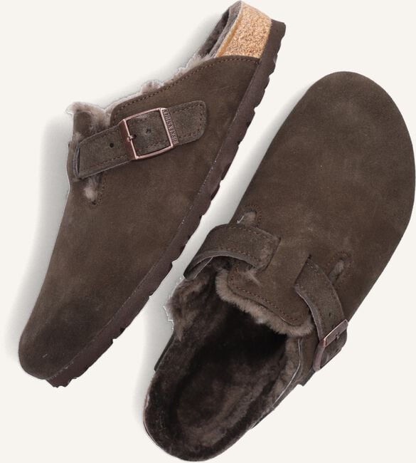 Bruine BIRKENSTOCK Pantoffels BOSTON VL DAMES Bruine BIRKENSTOCK Pantoffels BOSTON VL DAMES - large