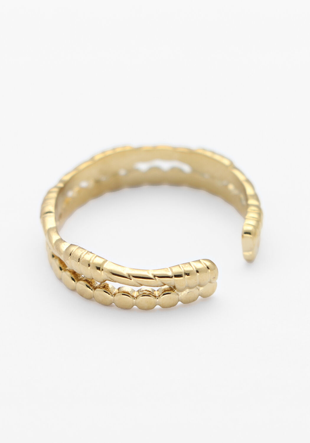 NOTRE-V Sieraad RING DUBBLE - large