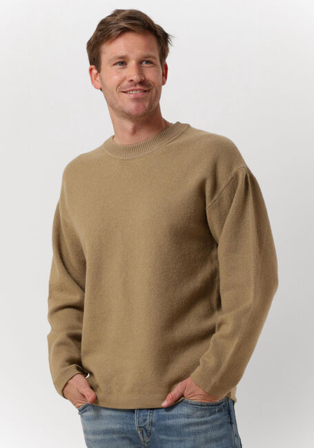 SELECTED HOMME Pull SLHPARKON LS KNIT CREW NECK G en camel - large