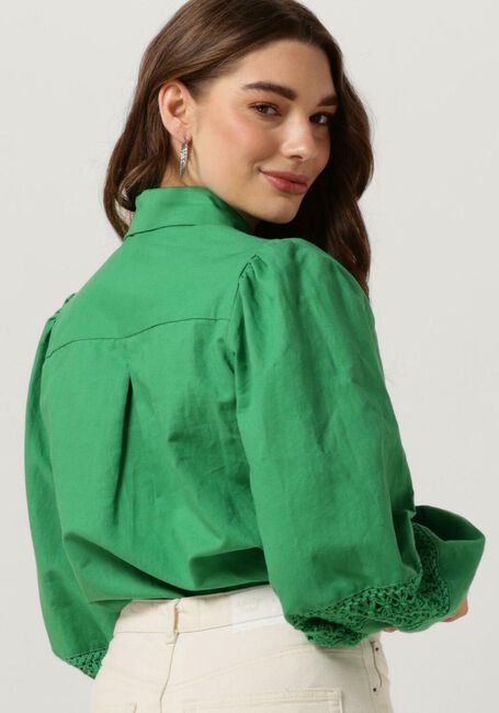 NUKUS LETTIE BLOUSE EMBROIDERY Blouses en vert - large