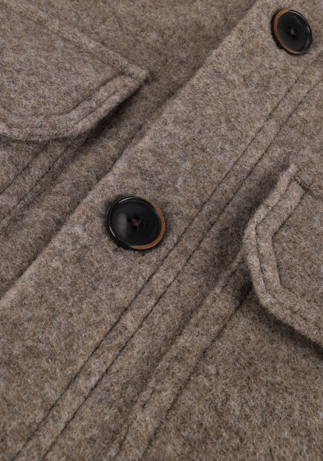 Taupe PROFUOMO Overshirt OVERSHIRT KNIT BOIL - large