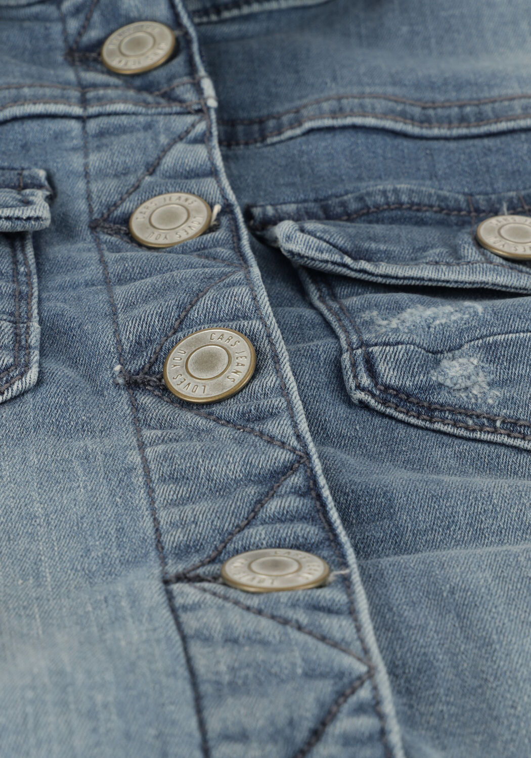 CARS JEANS Veste en jean JORINDA en bleu - large