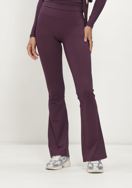 Bordeaux THE LOLA CLUB Legging BRUNA FLARED LEGGING - large