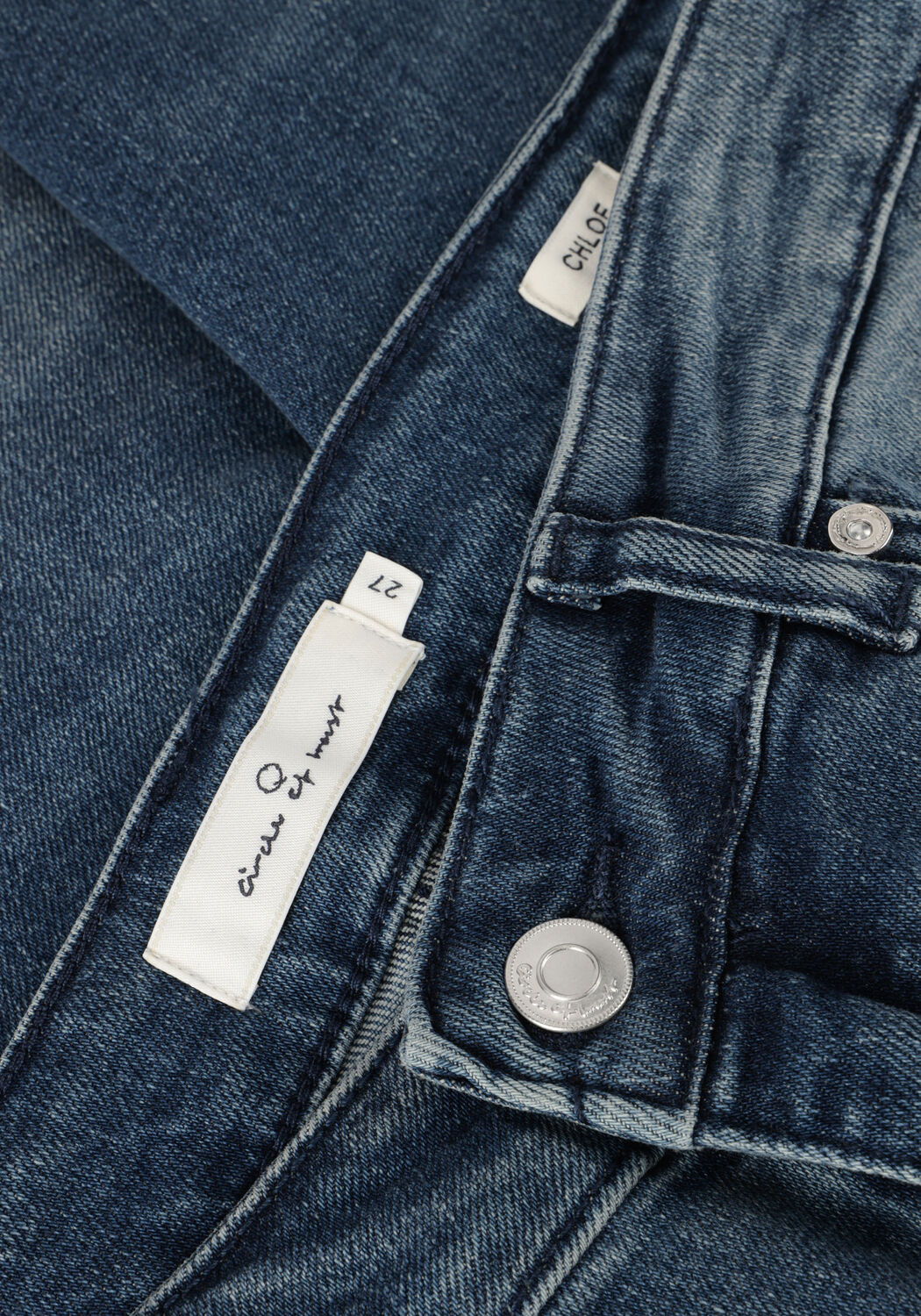 Blauwe CIRCLE OF TRUST Mom jeans CHLOE DNM - large