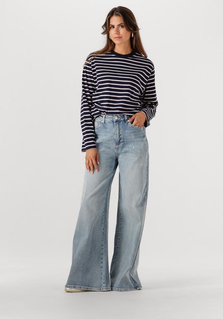 ENVII ENKULLA LS STRIPE 5310 Hauts & T-shirts en bleu - large