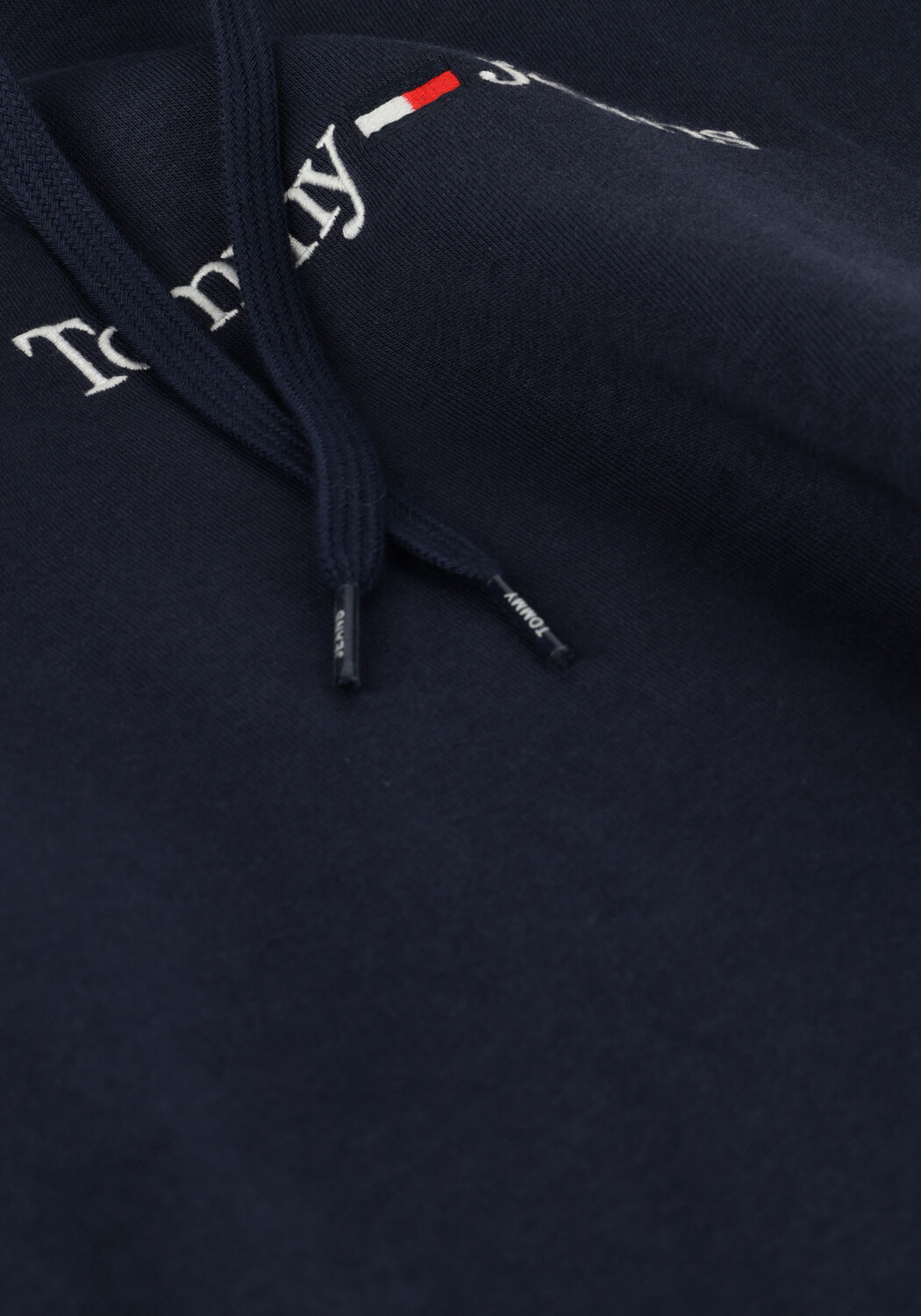 Donkerblauwe TOMMY JEANS Sweater TJM REG LINEAR HOODIE - large