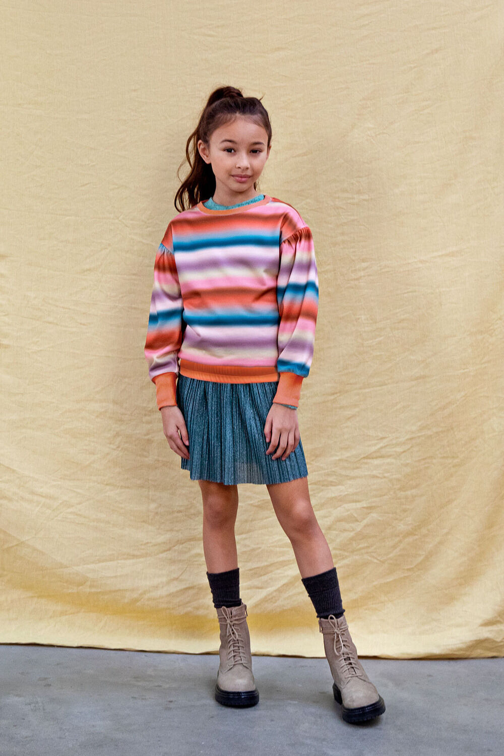 LIKE FLO Pull F309-5311 en multicolore - large