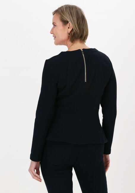 VANILIA Haut PEPLUM CREW en noir - large