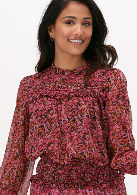 NEO NOIR Blouse RHODA DARK BLOSSOM en rose - large