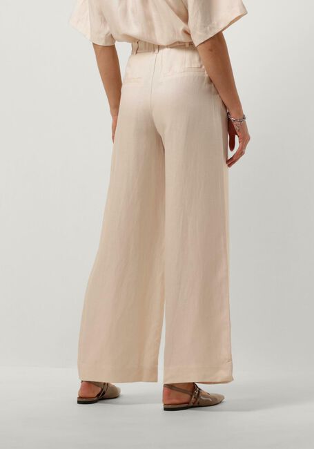 SELECTED FEMME Pantalon large SLFLYRA HW WIDE LINEN PANT en beige - large
