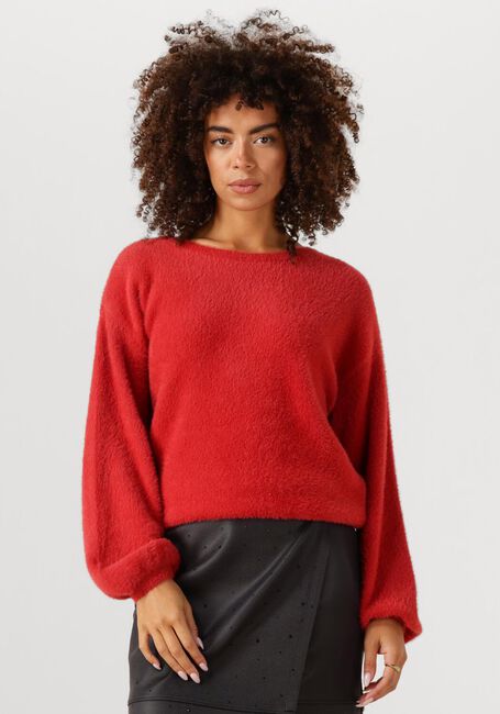 Rode JANSEN AMSTERDAM Trui CAILY TRUI P 150 ROUND NECKLINE - large