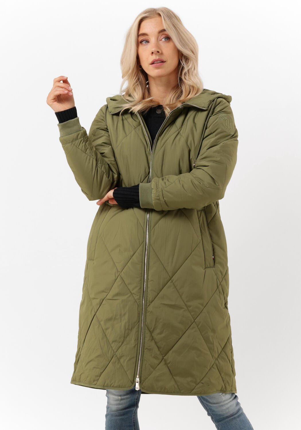Veste kaki deals tommy hilfiger femme