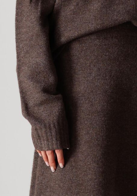 NEO NOIR Mini-jupe GISA KNIT SKIRT en marron - large