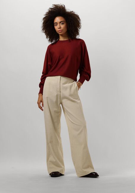 MINUS Pull DANA BAT SLEEVE KNIT PULLOVER en marron - large