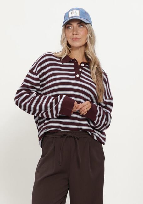 BOII STUDIOS Pull ADANNE Bordeaux - large