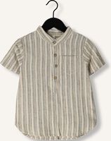 RYLEE + CRU Chemises classiques SHORT SLEEVE MASON SHIRT NAUTICAL STRIPE en beige RYLEE + CRU Chemises classiques SHORT SLEEVE MASON SHIRT NAUTICAL STRIPE en beige - medium