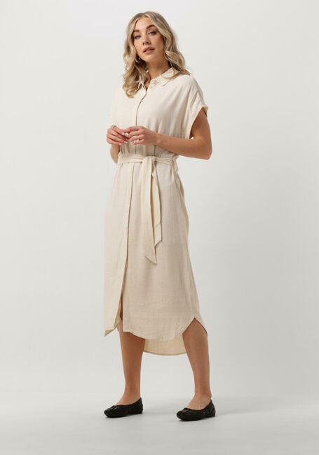 OBJECT Robe midi OBJSANNE ADIL SHIRT DRESS Sable - large