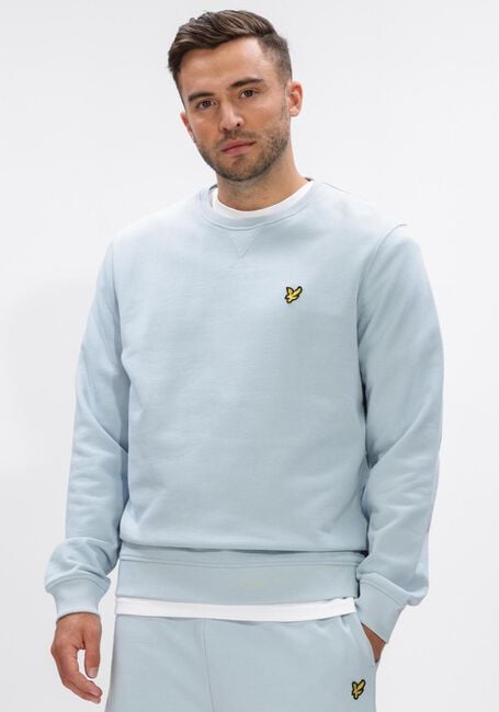 LYLE & SCOTT Chandail CREW NECK SWEATSHIRT Bleu clair - large
