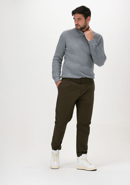 ANERKJENDT Chino AKJULIUS COTTON PLEAT PANT Vert foncé - large