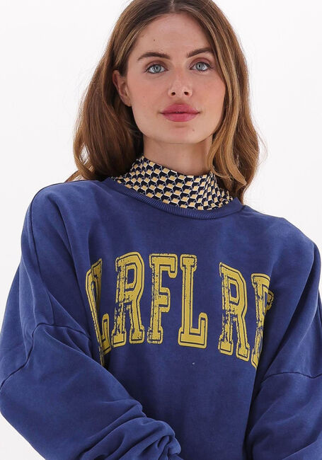 COLOURFUL REBEL Chandail CR ACID WASH DROPPED SHOULDER SWEAT en bleu - large