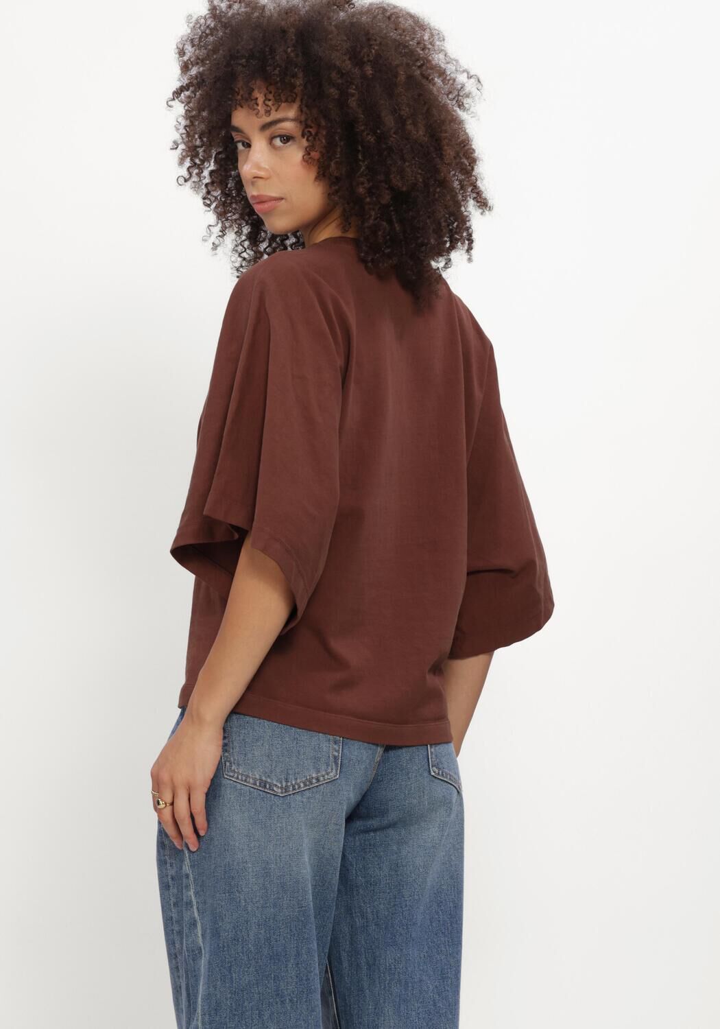 CATWALK JUNKIE Haut BATSLEEVE TSHIRT en marron - large