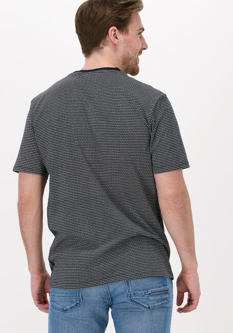 Donkerblauwe BOSS T-shirt TEOMETRIC - large
