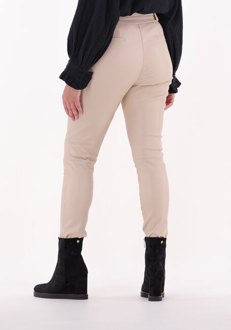 IBANA Pantalon PAULA STRETCH LEATHER en beige - large