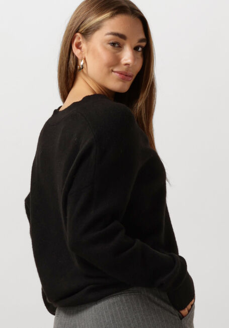 SUMMUM Gilet CARDIGAN WOOL ELASTANE BLEND KNIT en noir - large