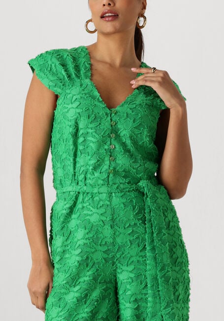 Groene POM AMSTERDAM  JUMPSUIT PALM GREEN JACQUARD - large