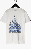 VANS T-shirt REFLECTIVE CHECKERBOARD FLAME SS WHITE en blanc - medium