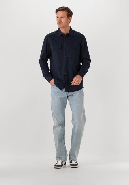 Blauwe G-STAR RAW Casual overhemd MARINE JERSEY SHIRT L\S - large