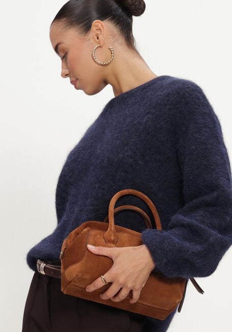 LINA LOCCHI Pull LL-BENIGNE Bleu fonc&eacute; - large