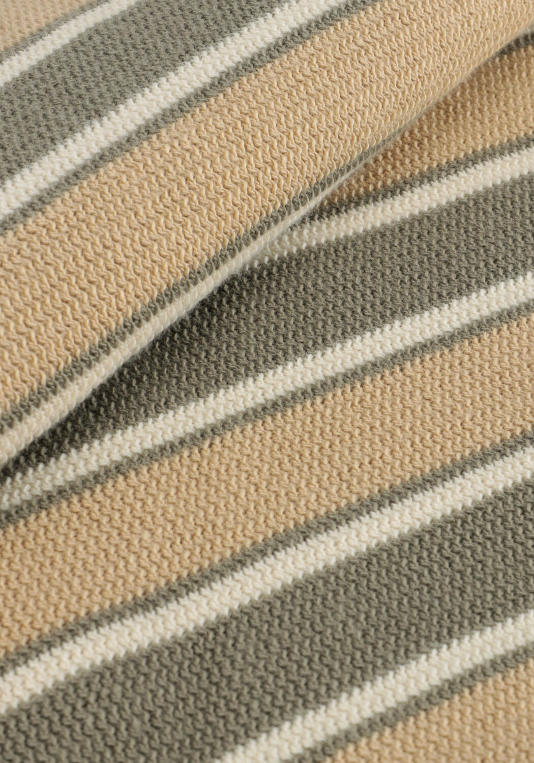 DAILY7 Polo T-SHIRT STRIPE en camel - large