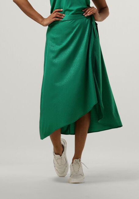 MY ESSENTIAL WARDROBE Jupe midi LINEMW WRAP SKIRT en vert - large