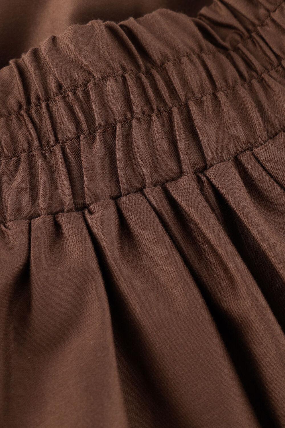 EST'SEVEN Jupe maxi AYLIN SKIRT en marron - large