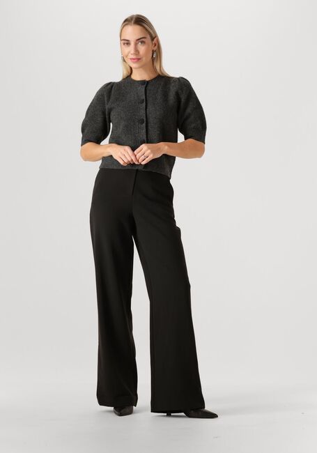 Zwarte MSCH COPENHAGEN Wijde broek MSCHMACY MICHELLE HW WIDE PANTS LONG - large